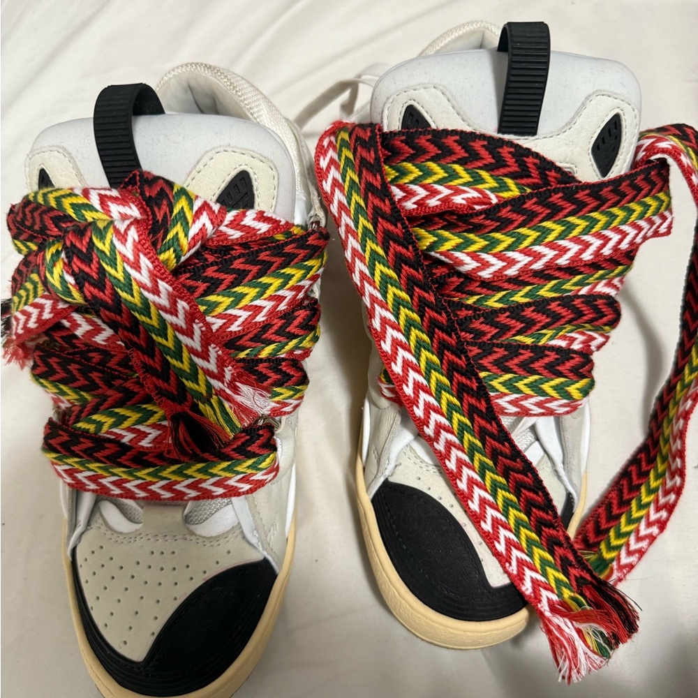 Lanvin Sneakers with Multicolor Laces